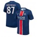 Maillot de foot Paris Saint-Germain Joao Neves #87 Domicile vêtements 2024-25 Manches Courtes